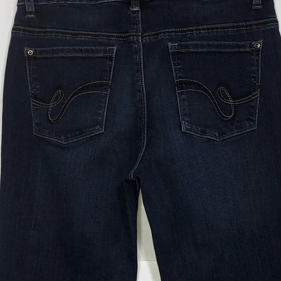 Santana Blue Denim Jeans 8 Dark Blue Pockets - Picture 7 of 9
